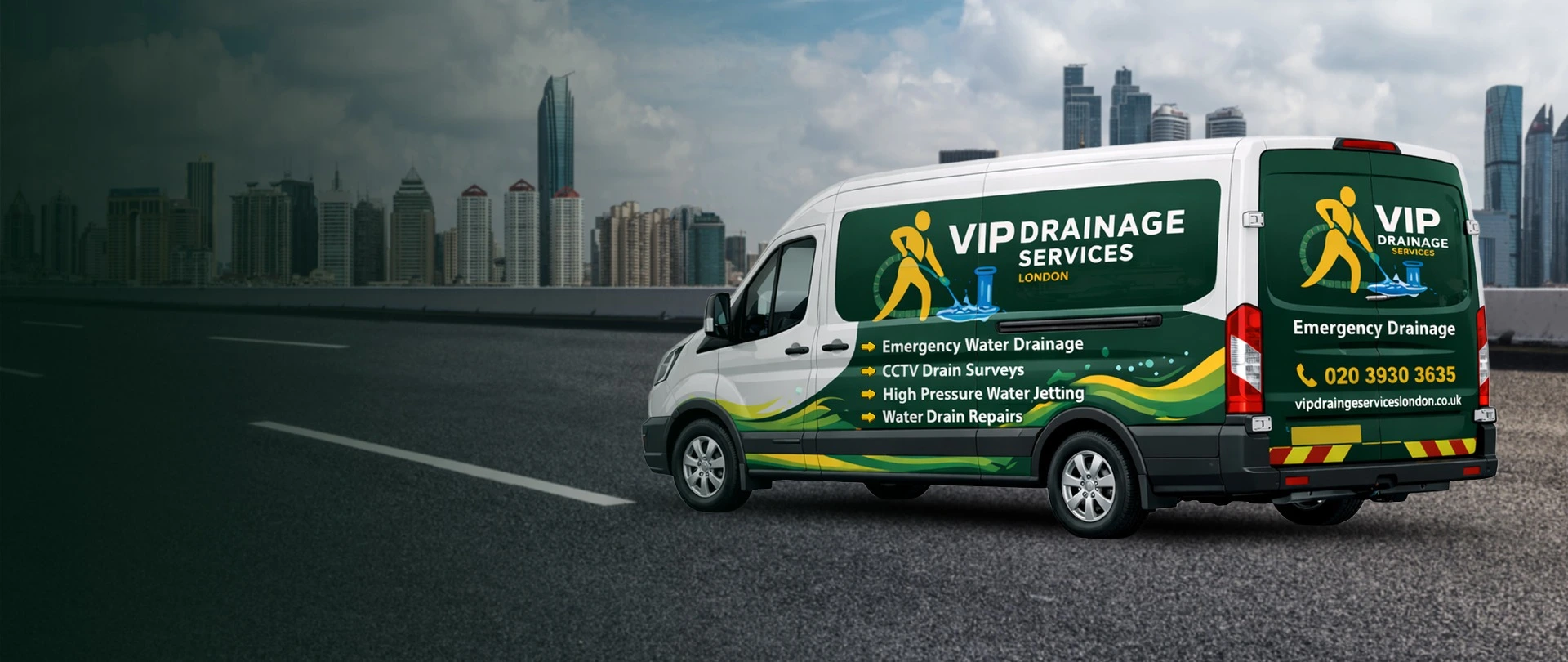 Vip Drainage Services London Banner Image